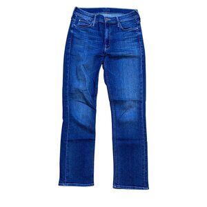 Mother The Mid Rise Dazzler Ankle Jeans Womens Size 28 Blue Denim